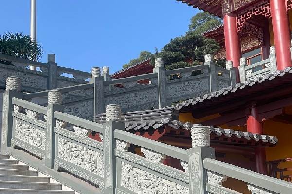 大连仿古线雕栏杆 案例展示二